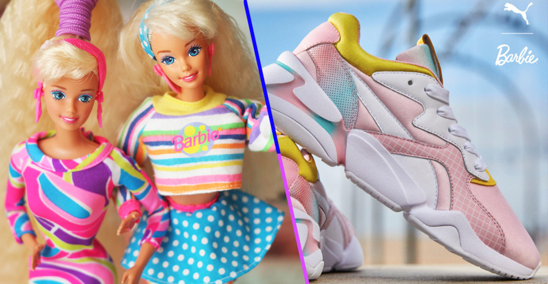 Acuoso accesorios tensión Puma lanzó un nuevo modelo de tenis inspirado en Barbie!