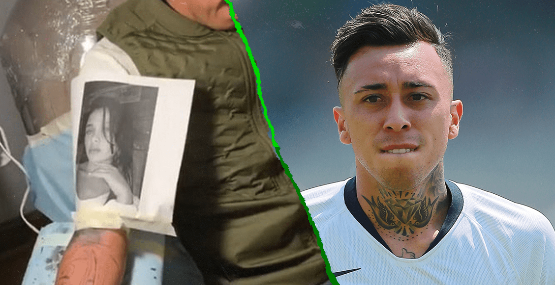 La hora sad: Martín Rodríguez se tatuó a su pareja y ella lo cambió por un jugador de Cruz Azul