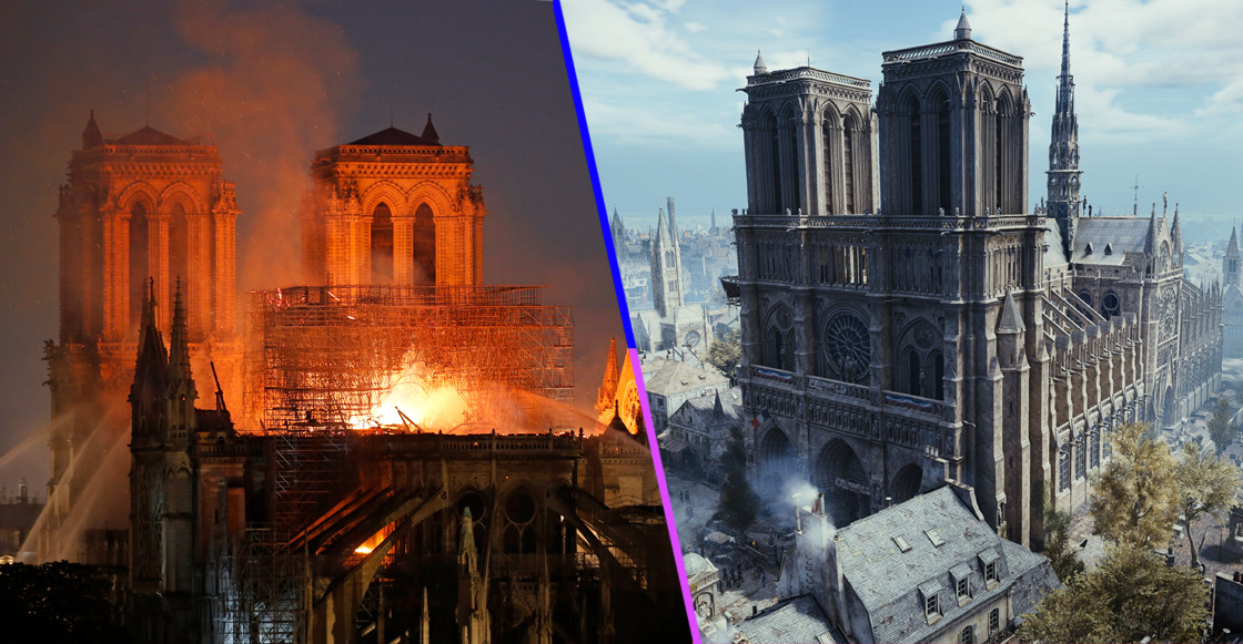 Podrían reconstruir Notre-Dame con ayuda de ¿‘Assassin’s Creed Unity’?