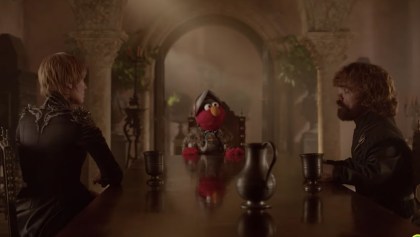 Plaza Sesamo is coming: Elmo llega a King's Landing para aconsejar a Tyrion y Cersei Lannister