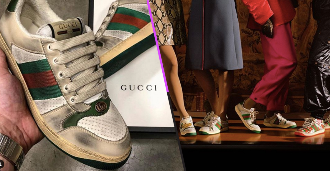 Advertencia Majestuoso Conflicto Tenis sucios: La nueva moda de Gucci que cuesta 15 mil pesos