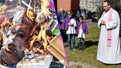 ¿Por qué son así? Sacerdotes católicos quemaron libros de Harry Potter por promover la brujería