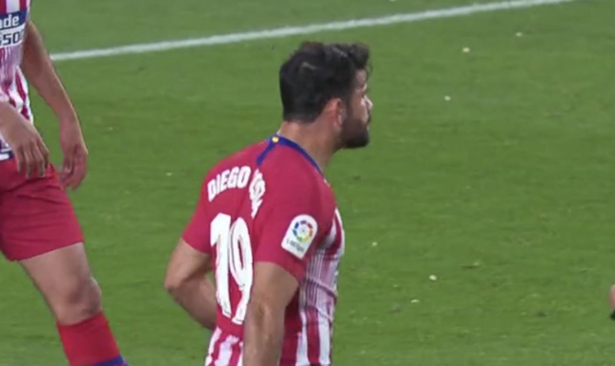 En imágenes: Las acciones de Diego Costa que provocaron su expulsión contra Barcelona 