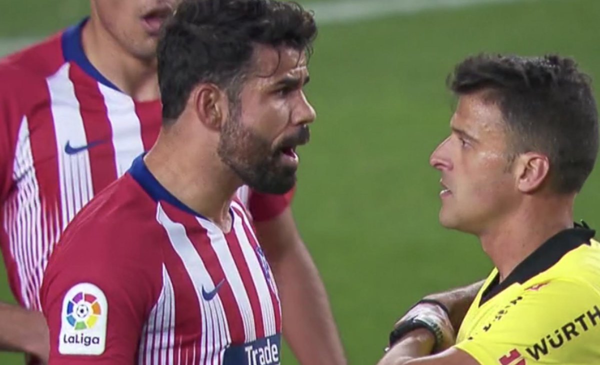 En imágenes: Las acciones de Diego Costa que provocaron su expulsión contra Barcelona 