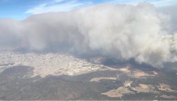 Activan alerta atmosférica por incendio en el bosque La Primavera, en Zapopan, Jalisco