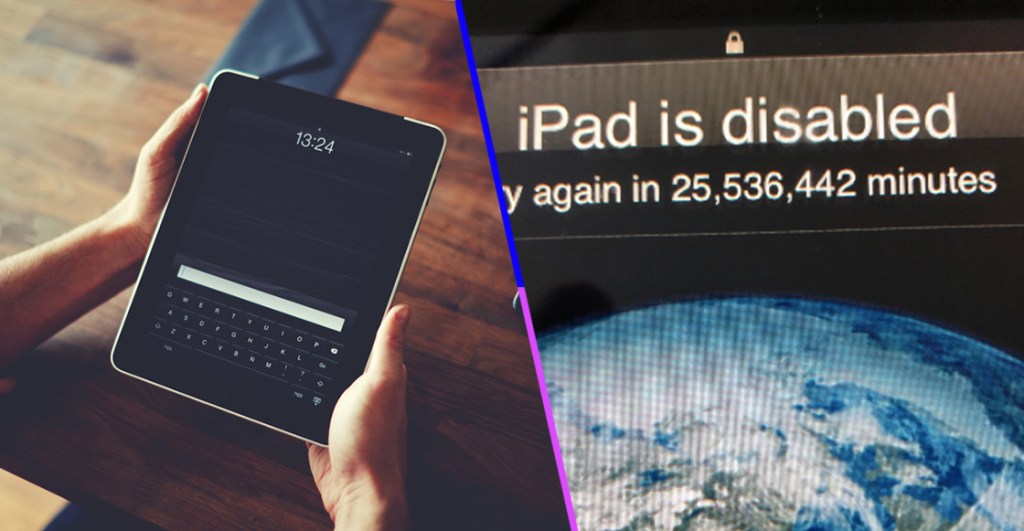 ¡Ups! Un niño bloqueó accidentalmente el iPad de su papá por más de 40 años