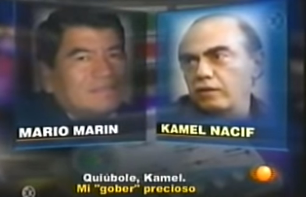 Kamel Nacif y MArio Marín