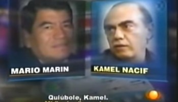 Kamel Nacif y MArio Marín