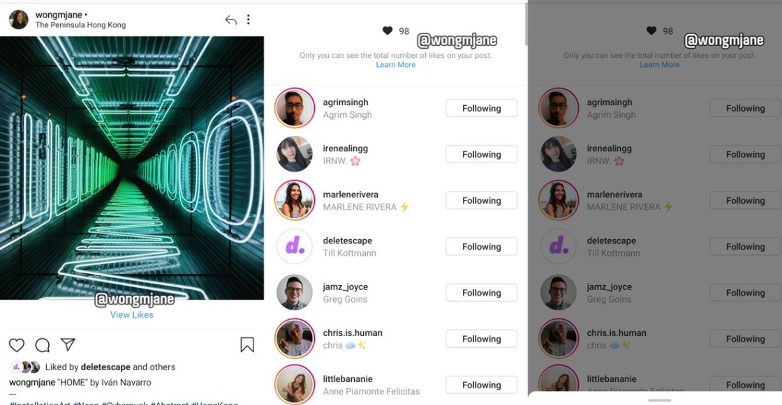 ¿Adiós aprobación social? Instagram podría ocultar los "me gusta" de su plataforma
