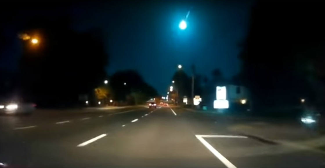 Un meteorito cayó en Florida, Estados Unidos, y se ve impresionante