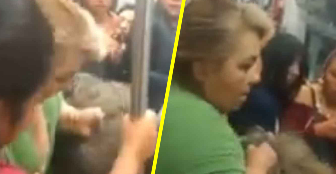 ¡Que alguien las separe! Mujeres protagonizan pelea en el metro de la CDMX