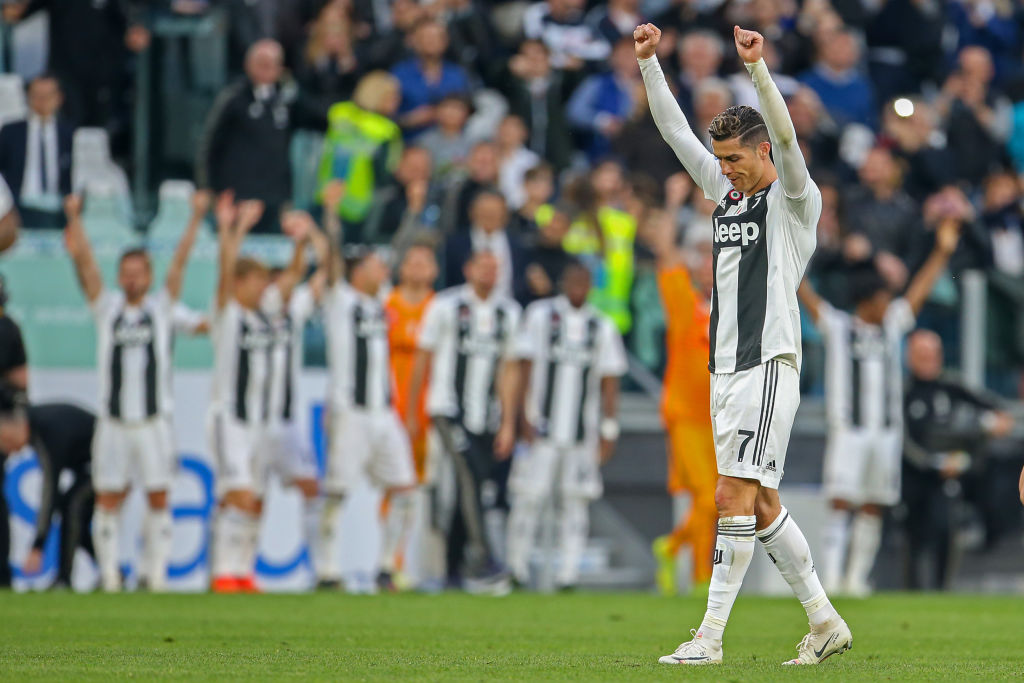 ¡20 gritos de 'SIIIIUUU'! Cristiano Ronaldo le marcó gol al Inter de Milán