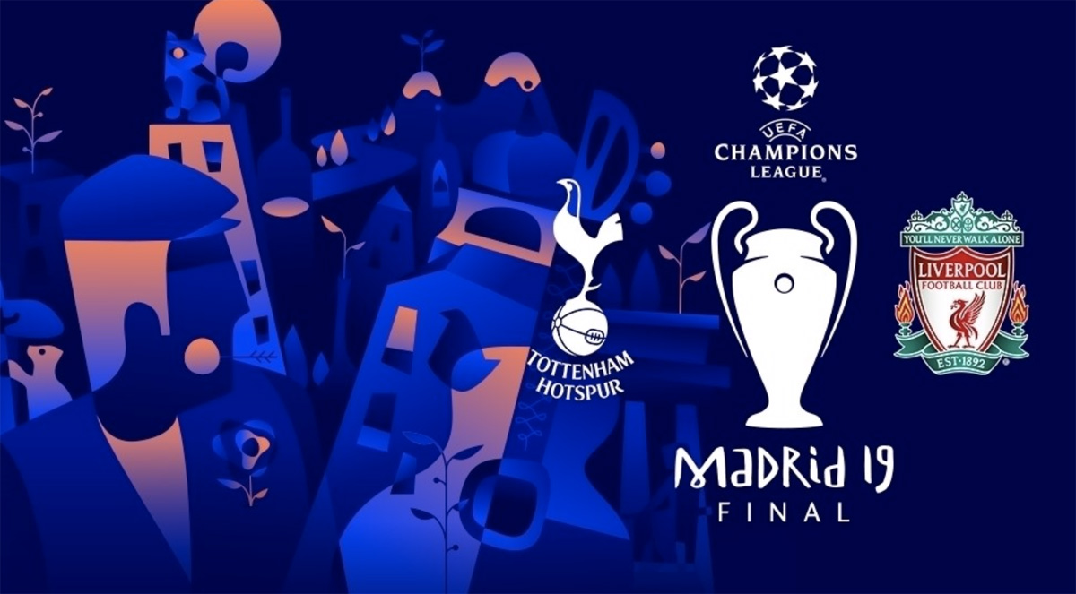 Poster de la final de la Champions League