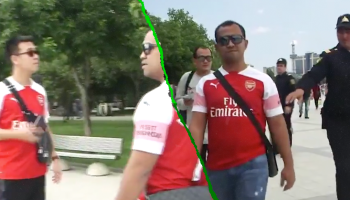 Ridículo nivel: Policía en Bakú detiene a fans del Arsenal con playera de Mkhitaryan