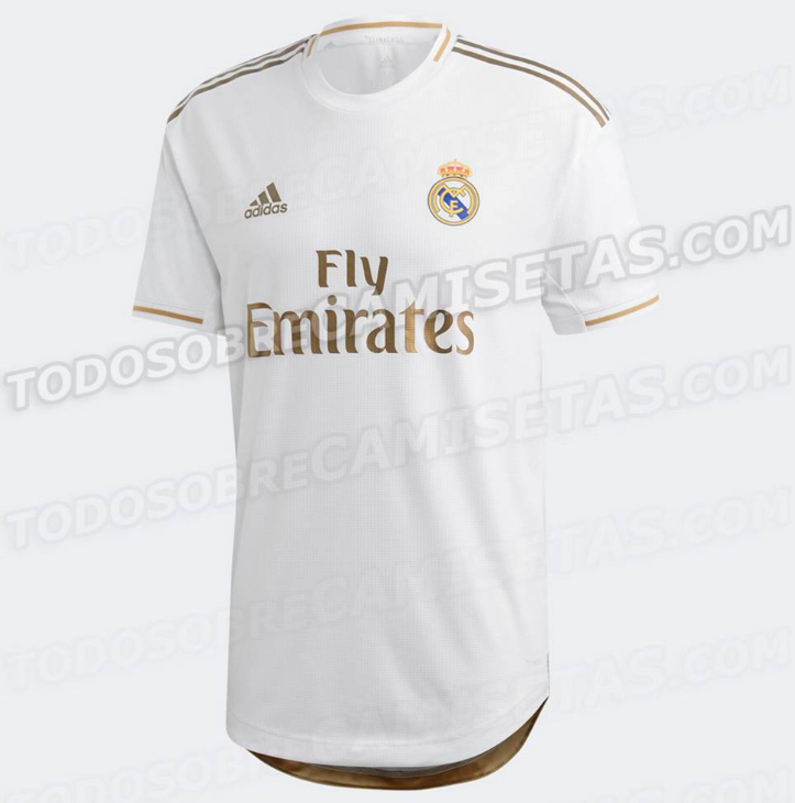 Filtraron los nuevos uniformes del Real Madrid para 2019 -20