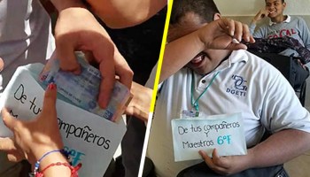 El futuro de México: Estudiantes donan sus becas del gobierno a un compañero de escasos recursos