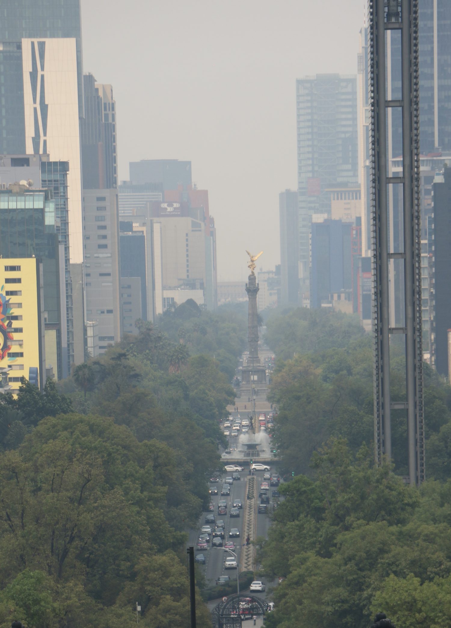 Persistirá la mala calidad del aire en el Valle de México, debido a incendios en diversos puntos de la CDMX