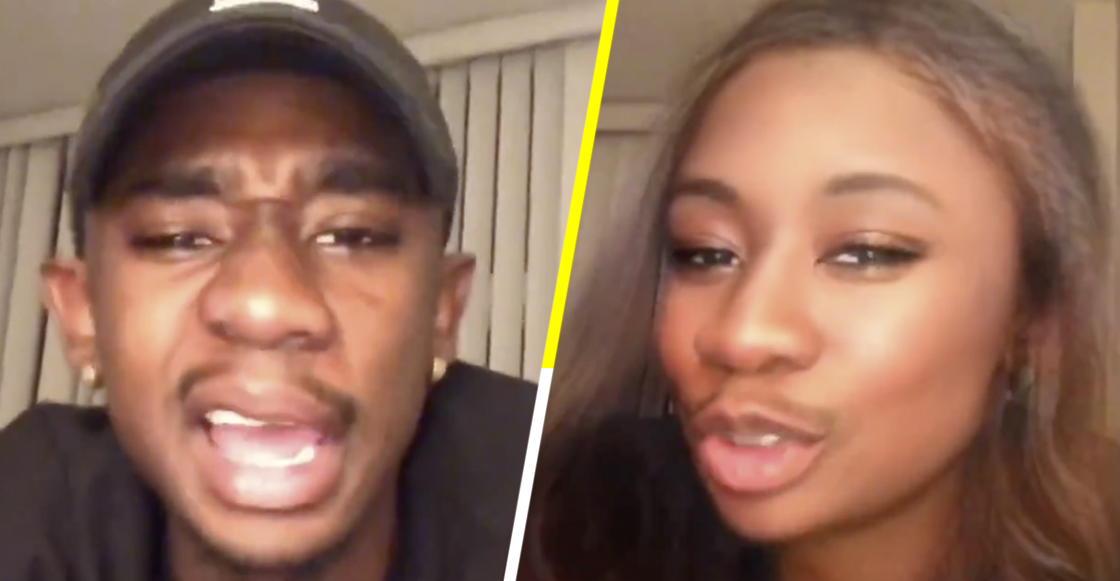 La gente está utilizando el filtro de Snapchat para cantar "las dos partes" de varias canciones y es una joya