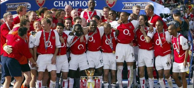 Recordemos al invencible Arsenal: único campeón invicto de la Premier League