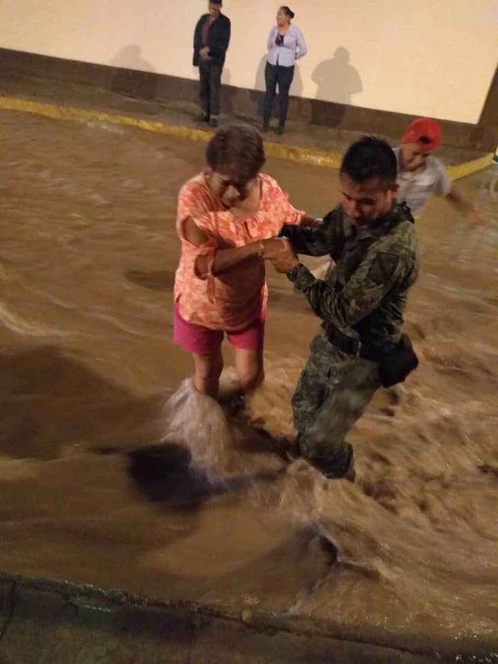 inundación en Matehuala, SLP