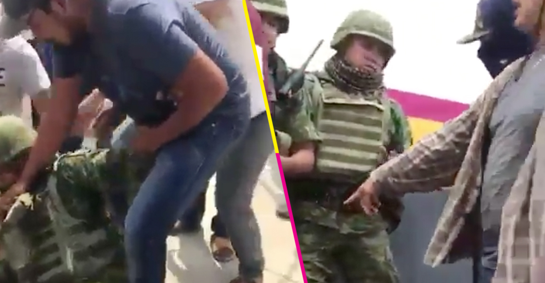 Tras enfrentamiento, desarman y retienen a militares en La Huacana, Michoacán
