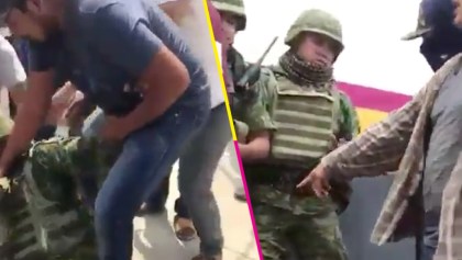 Tras enfrentamiento, desarman y retienen a militares en La Huacana, Michoacán