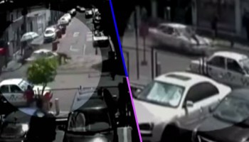 Ay, la gente: Taxista atropella a una mujer policía para evitar que lo infraccione
