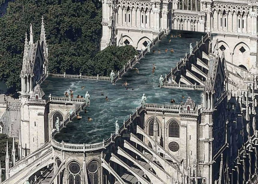 Las propuestas más extravagantes para reconstruir Notre Dame