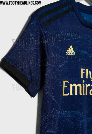 Soberbia: Se filtró la nueva camiseta del Real Madrid color marino y oro