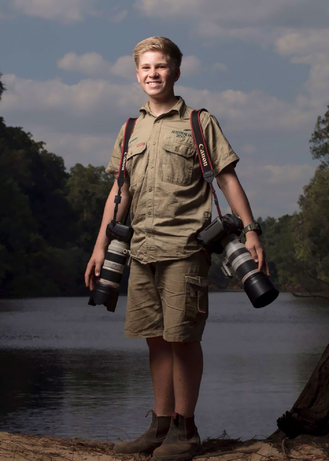 Fotografías de vida salvaje - Robert, hijo de Steve Irwin