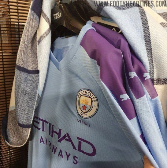 Azul y púrpura: así será el nuevo uniforme del Manchester City para la temporada 2019-20