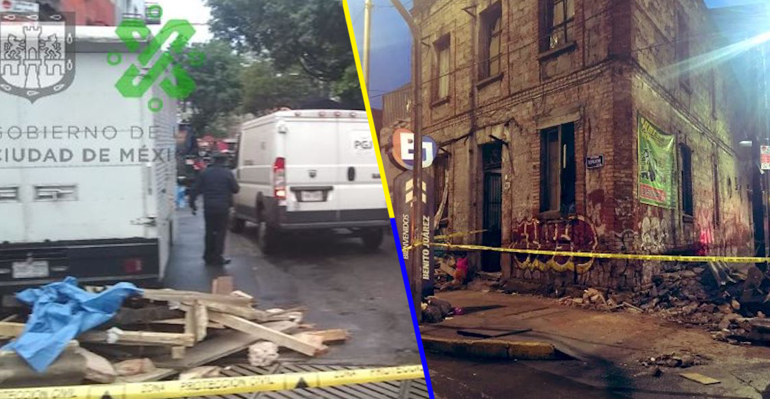 Se derrumbó una casa en la alcaldía Benito Juárez; 2 personas murieron