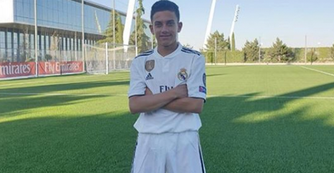 Real Madrid fichó al hijo de la 'Perla' Reyes de tan sólo 11 años