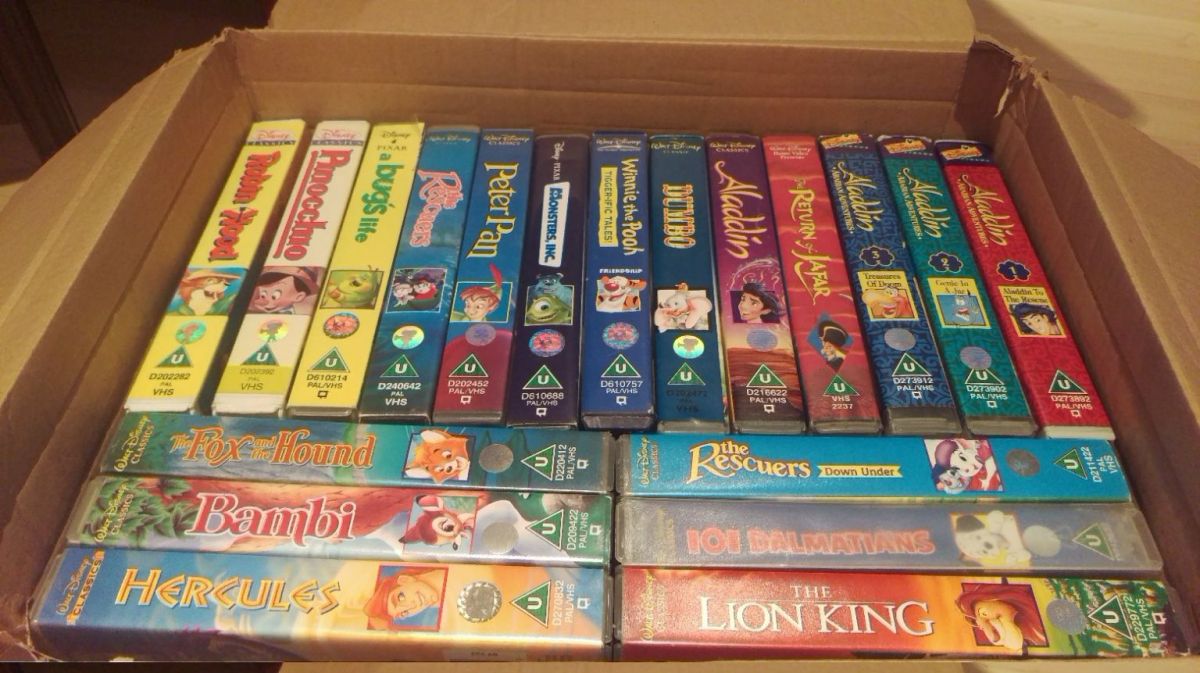 VHS de Disney se venden por más de 300 mil pesos en internet
