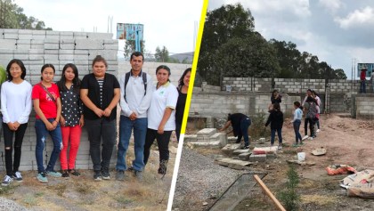 Jóvenes donan su beca "Benito Juárez" para construir una preparatoria en Querétaro