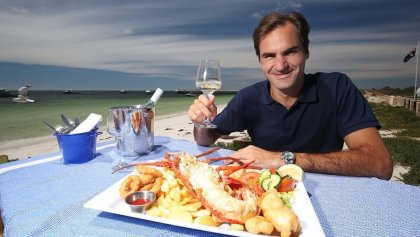 La dieta de Roger Federer para mantenerse en la cima del tenis