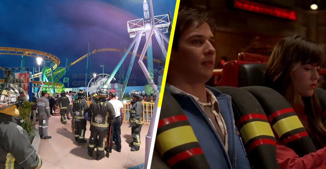 Destino Final región 4: Falla juego mecánico en Iztapalapa y deja a las personas de cabeza