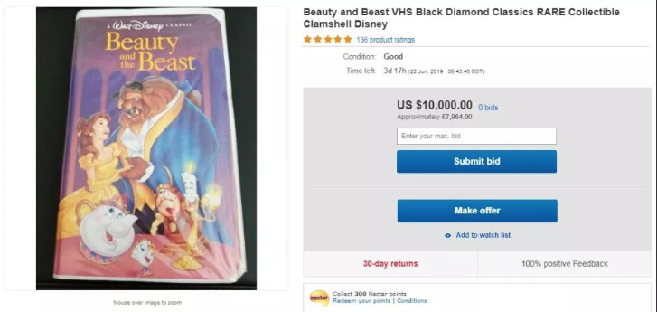 ¡Una minita de oro! VHS de Disney se venden por más de 300 mil pesos en internet