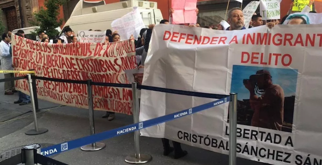 Los defensores de migrantes Cristóbal Sánchez e Irineo Mújica quedan en libertad