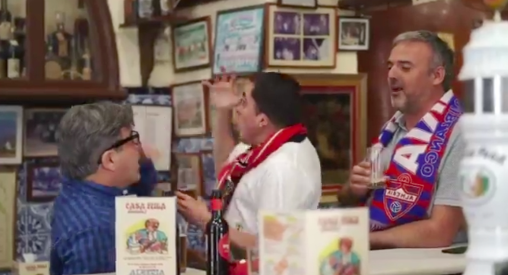 ¿VAR en el Bar? El divertido spot del Almería con el que busca obtener abonados