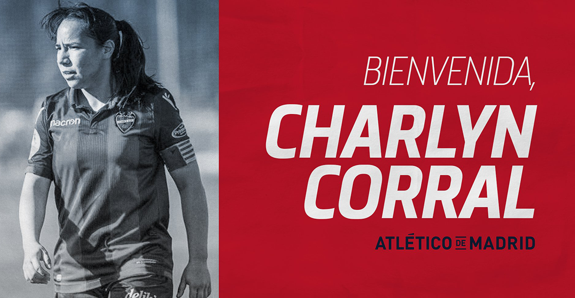 ¡Mexicana rojiblanca! Charlyn Corral es nueva jugadora del Atlético de Madrid