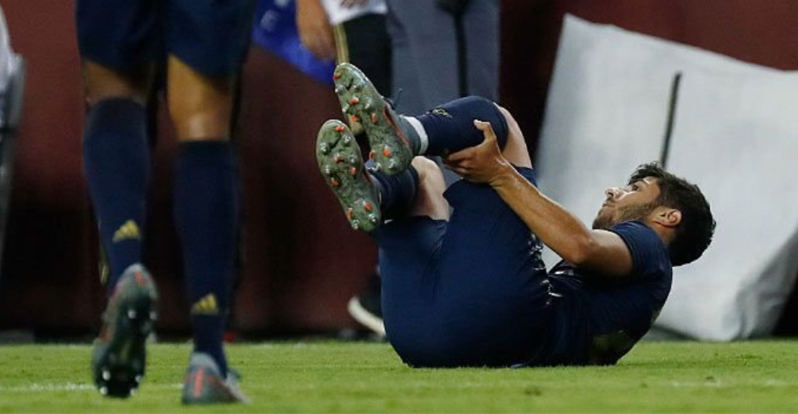 ¡Adiós temporada! Confirman rotura de ligamento cruzado de Marco Asensio