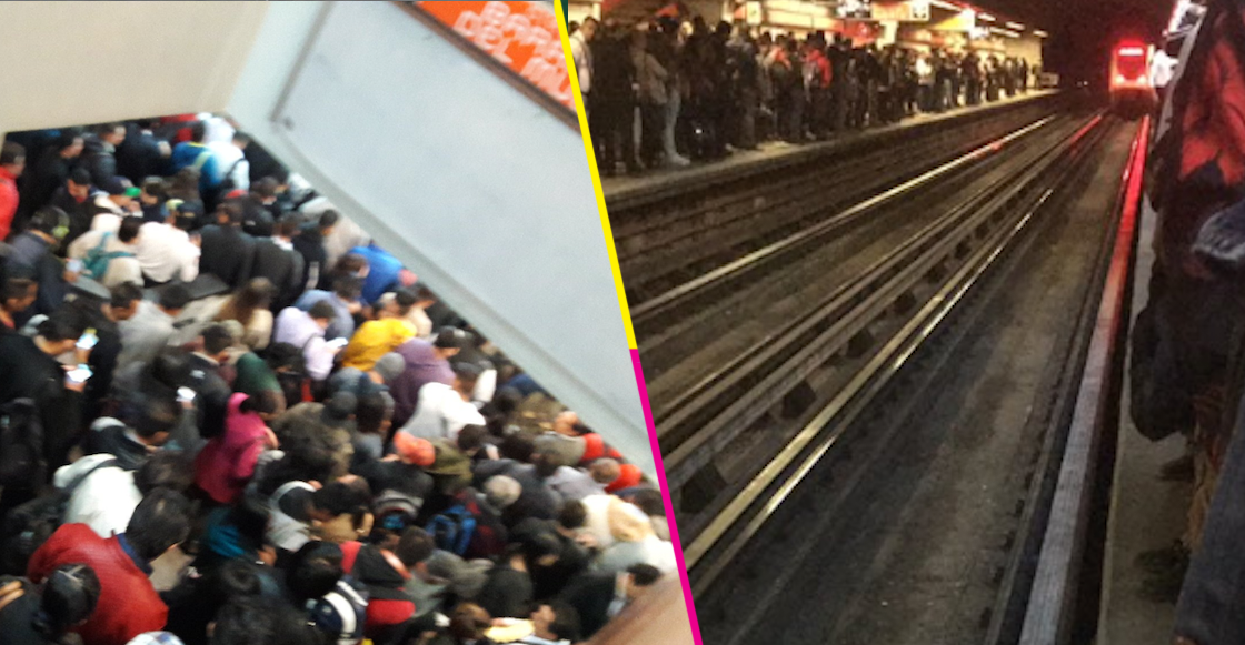 Tras 'caída' de un usuario en las vías, el Metro CDMX suspendió el servicio en Línea 7