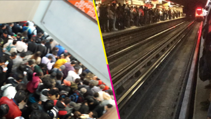 Tras 'caída' de un usuario en las vías, el Metro CDMX suspendió el servicio en Línea 7