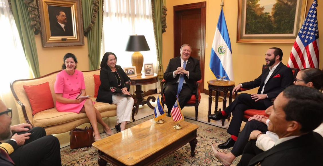 'No queremos dinero regalado, queremos ser aliados' dice el presidente de El Salvador a Mike Pompeo