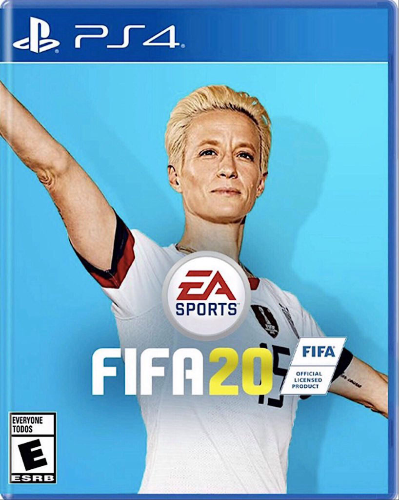 Proponen a Megan Rapinoe como la nueva portada del FIFA 20