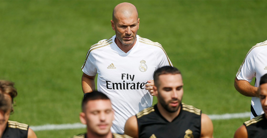 Zinedine Zidane abandonó la pretemporada del Real Madrid