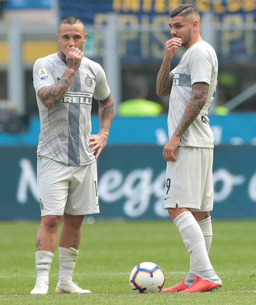 ¡A buscar equipo! Icardi y Nainggolan ya no entran en los planes del Inter