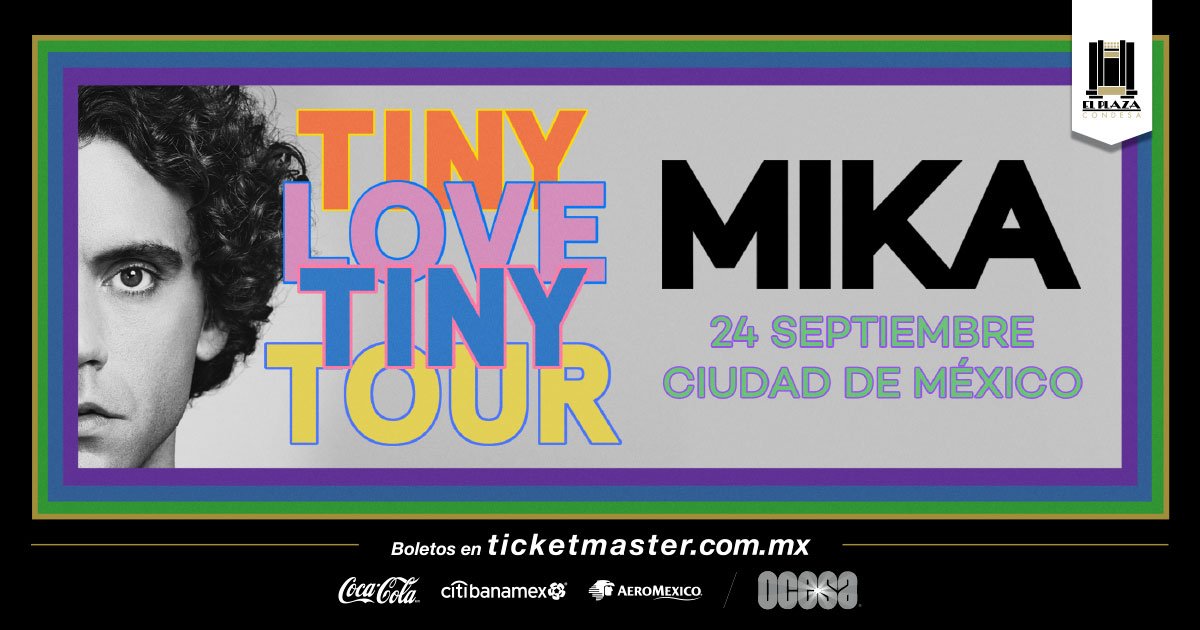 ¡Mika regresa a México para dar un concierto en El Plaza Condesa!