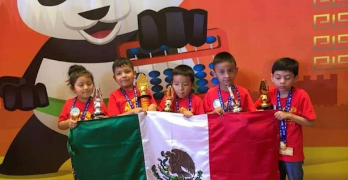¡Orgullo mexicano! 13 niños y niñas mexicanas ganan concurso de cálculo mental en China
